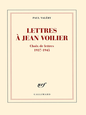 cover image of Lettres à Jean Voilier